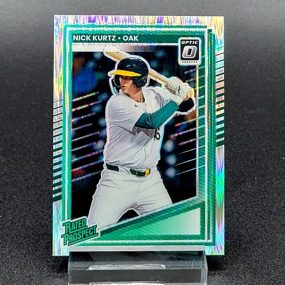 2025 Nick Kurtz RC Optic Shock Rated Rookie Prizm Athletics